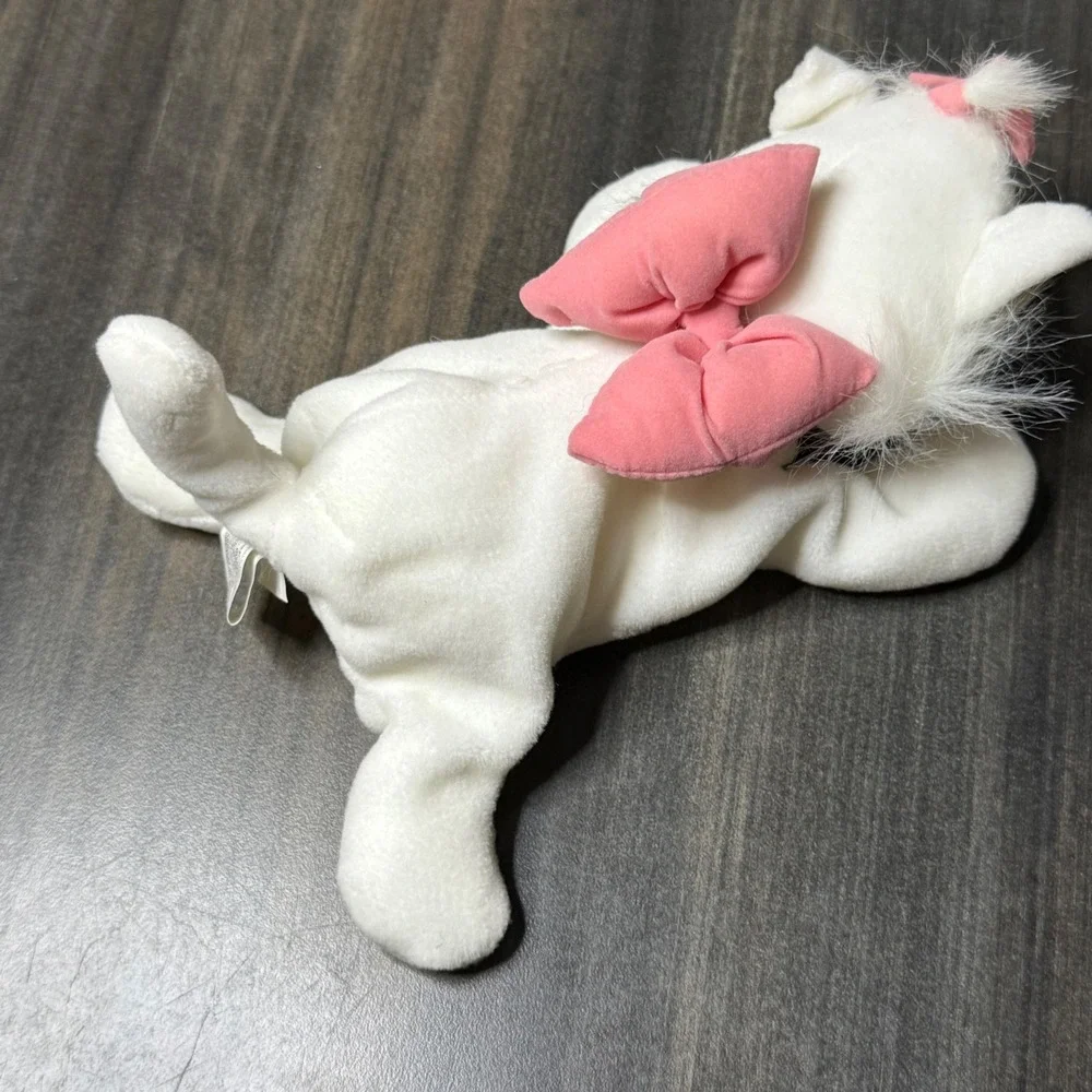 Disney Marie Plush Aristocats Kitten Stuffed Animal Toy Pink‎ Bow